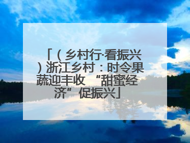 （乡村行·看振兴）浙江乡村：时令果蔬迎丰收 “甜蜜经济”促振兴