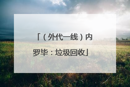 （外代一线）内罗毕：垃圾回收