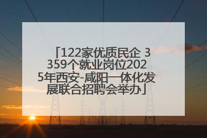 122家优质民企 3359个就业岗位2025年西安-咸阳一体化发展联合招聘会举办