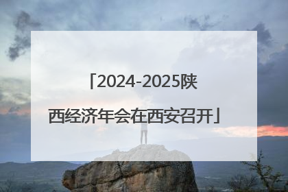 2024-2025陕西经济年会在西安召开