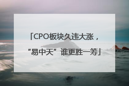 CPO板块久违大涨，“易中天”谁更胜一筹